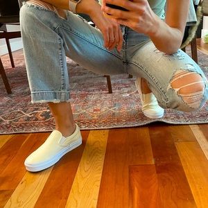 Brand New Cream Slip-on VANS
